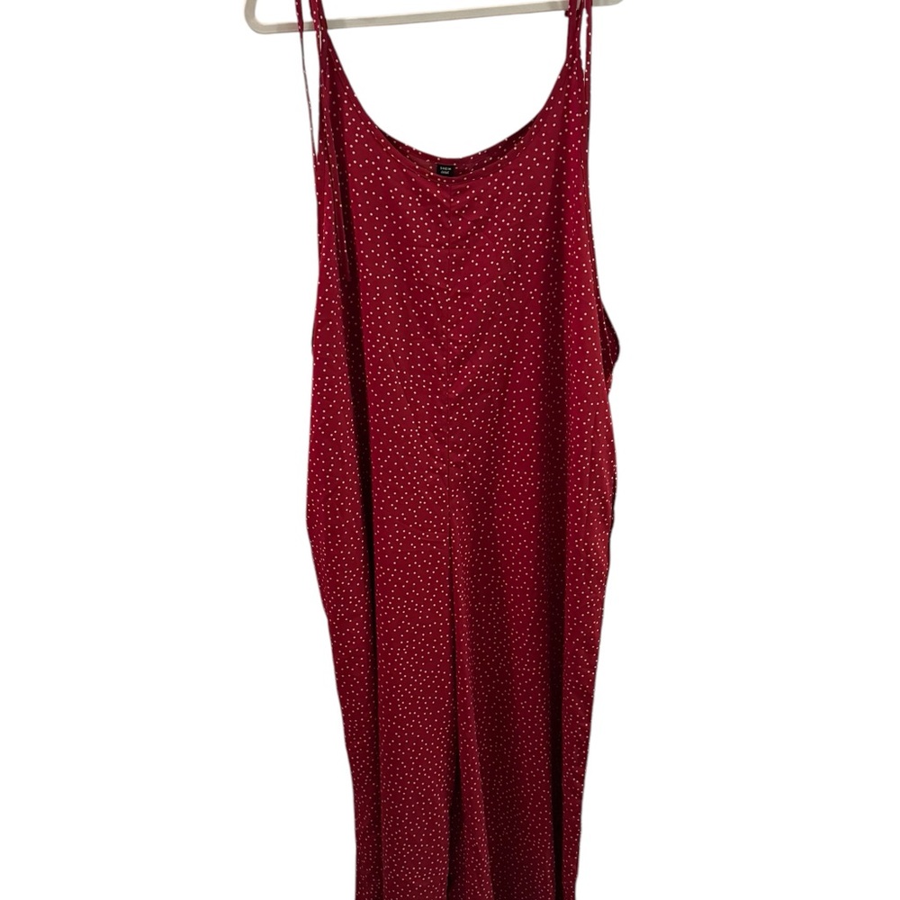 NWOT Shein Red Polka Dot Jumpsuit